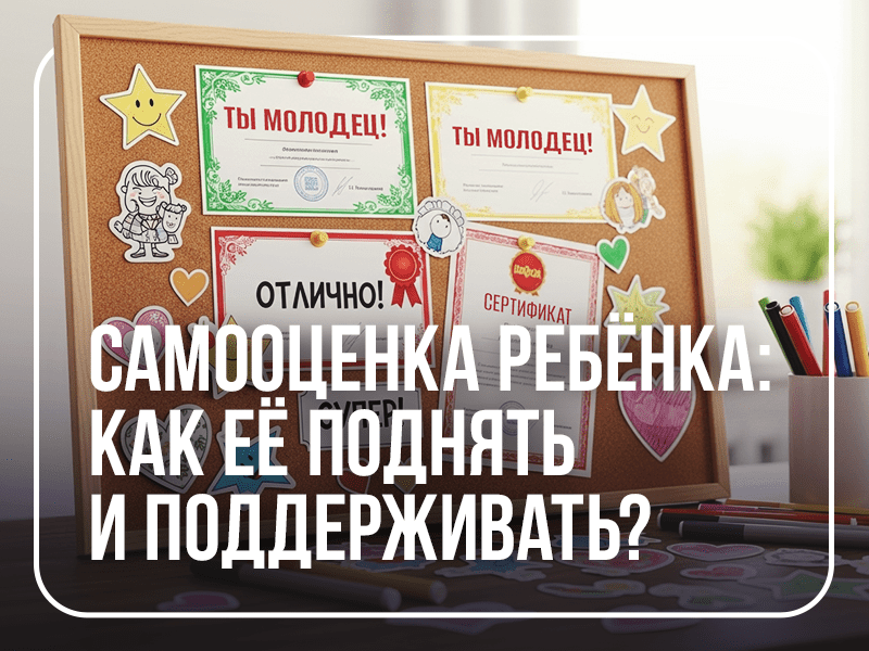 Дети с низкой самооценкой  и неуверенные в себе